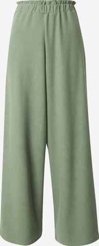 Loosefit Pantalon 'Fotini' ABOUT YOU en vert : devant