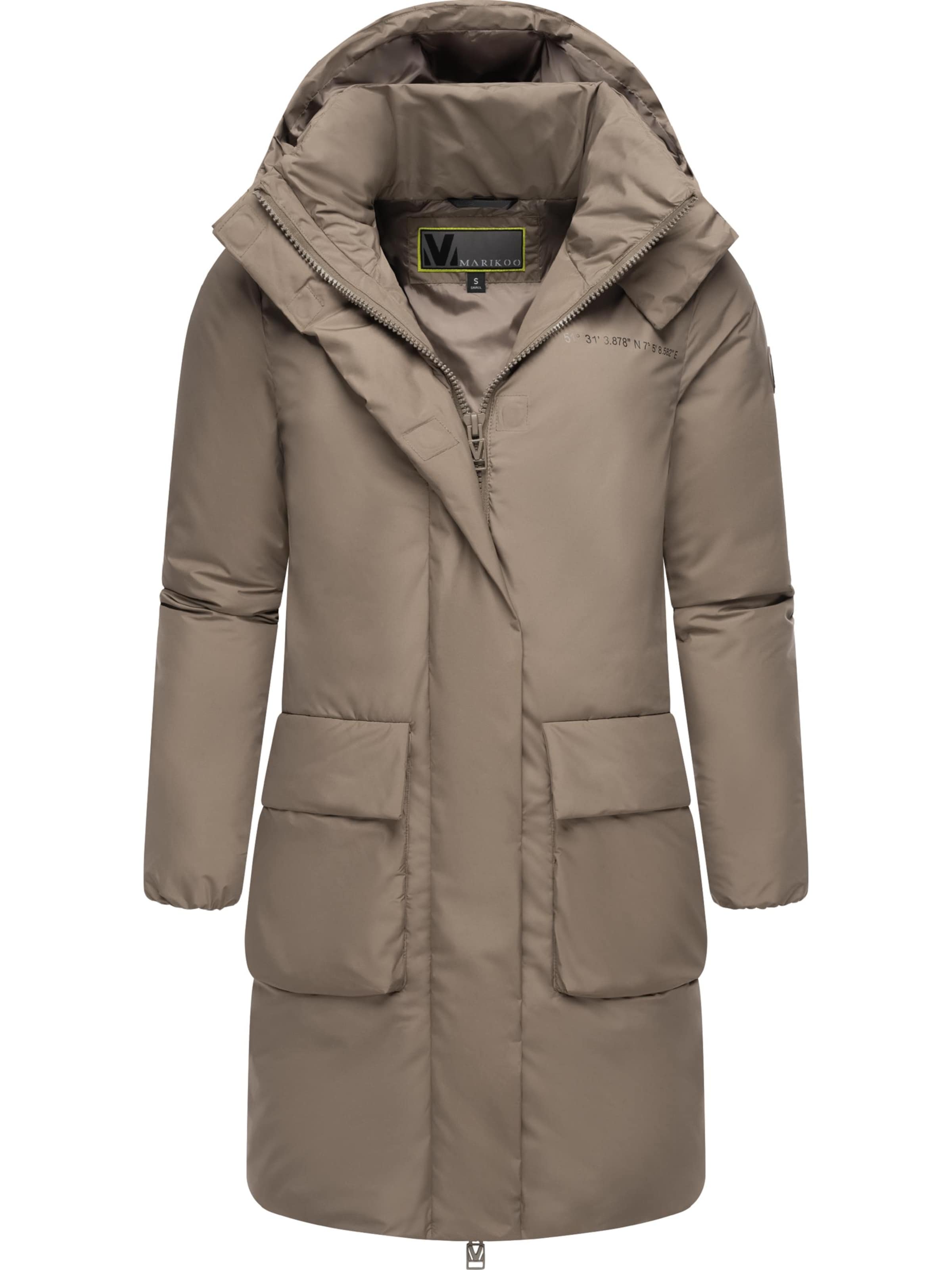MARIKOO Зимнее пальто 'Nanami 16' в Коричневый