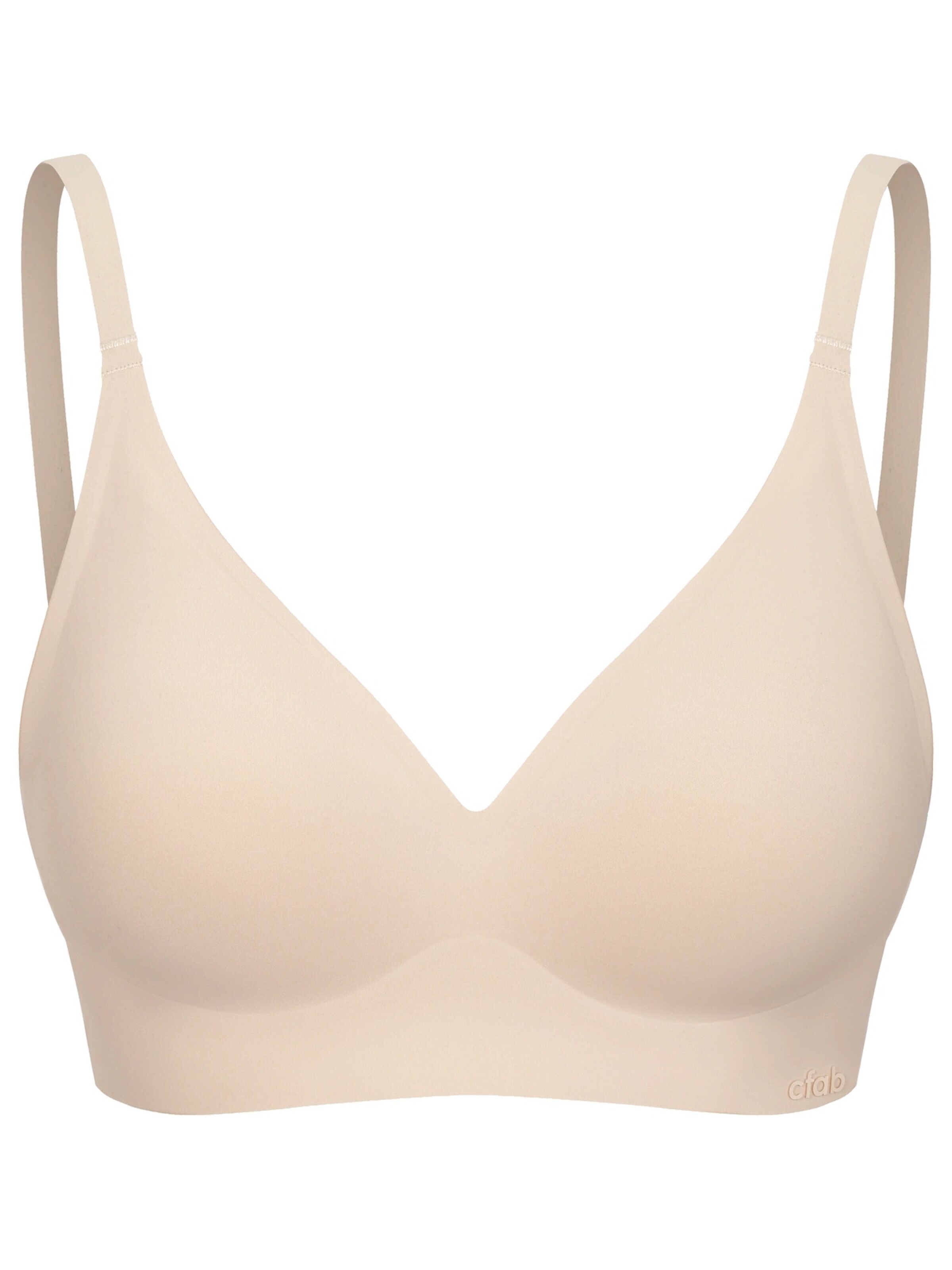Push-up Reggiseno 'Low Back Compact Light Push-Up BH' di cfab in beige: frontale