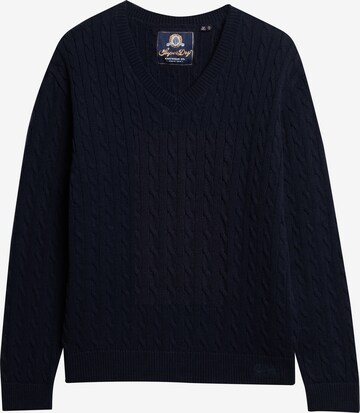 Pull-over Superdry en bleu : devant