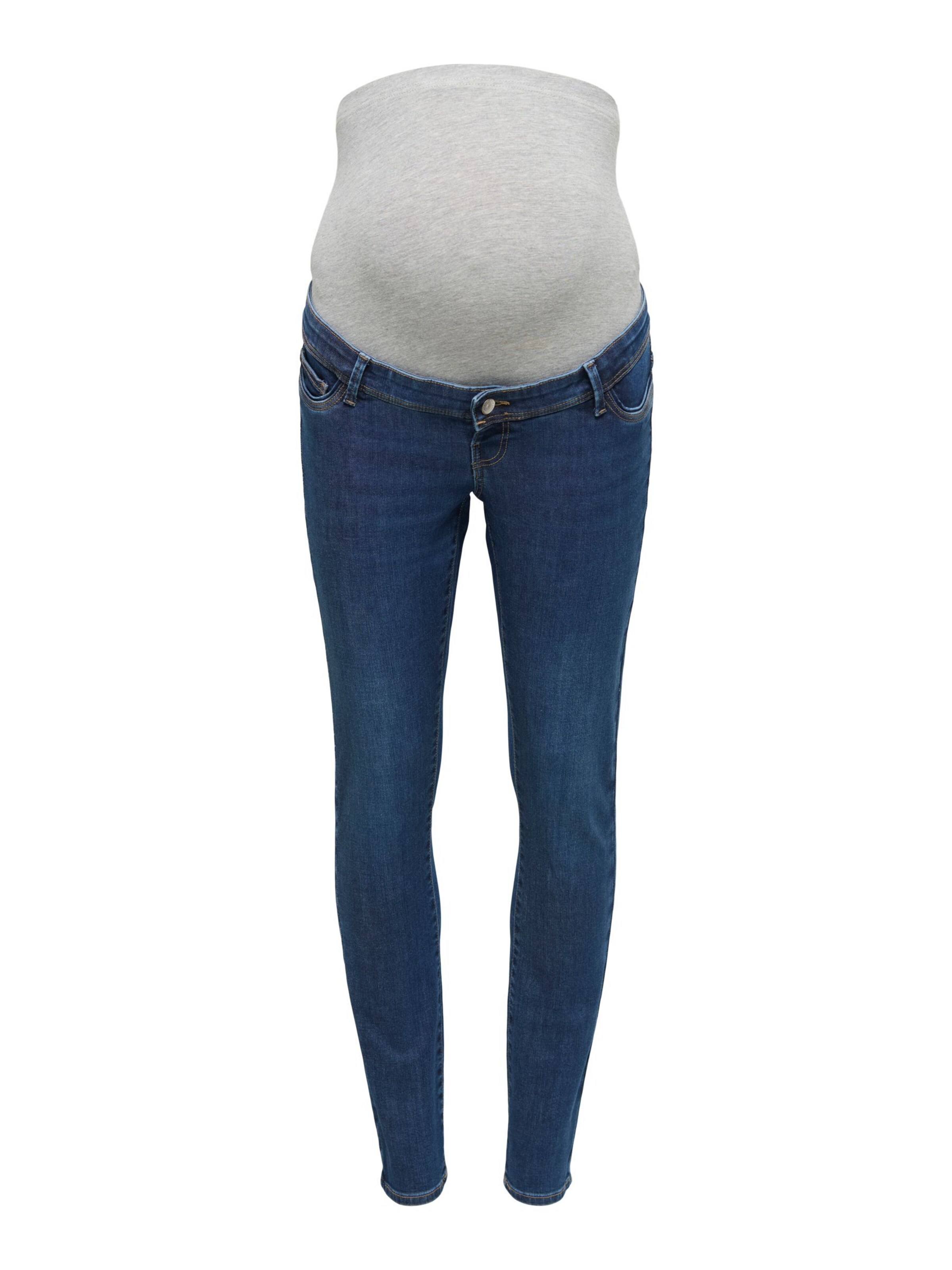Only Maternity Jeans 'OLMAlly' in Blauw: voorkant