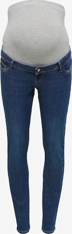 Only Maternity Jeans 'OLMAlly' in Blauw: voorkant