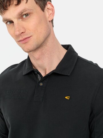 CAMEL ACTIVE Poloshirt in Schwarz