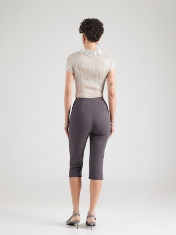 TOPSHOP Skinny Housut 'CARA BENGALINE' värissä harmaa