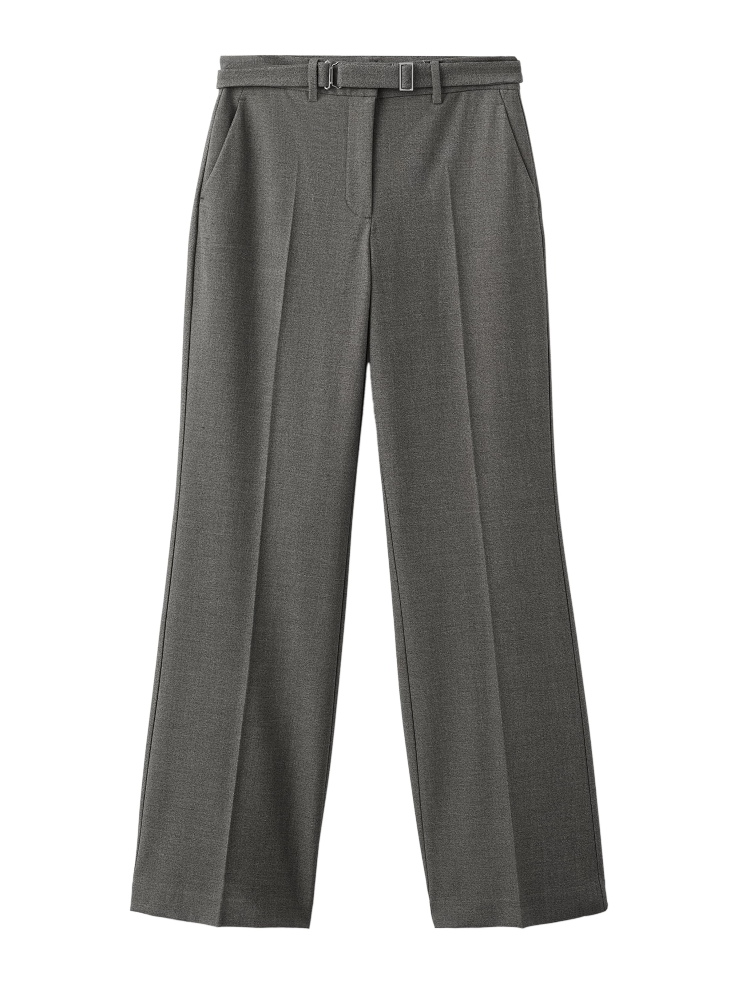 Pantaloni con piega frontale 'Carlota' MANGO di colore marrone sfumato, Visualizzazione prodotti