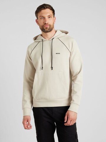 BOSS Sweatshirt 'Soody 1' in Beige: Vorderseite