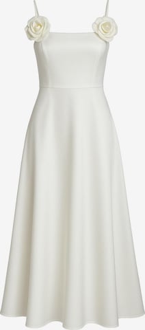 Robe de soirée WOMAN VISION en blanc : devant