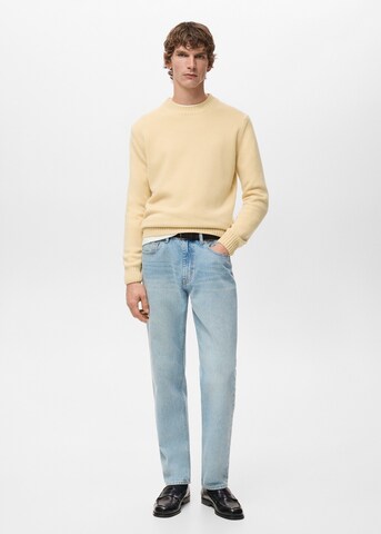 MANGO MAN Sweater 'lory' in Yellow