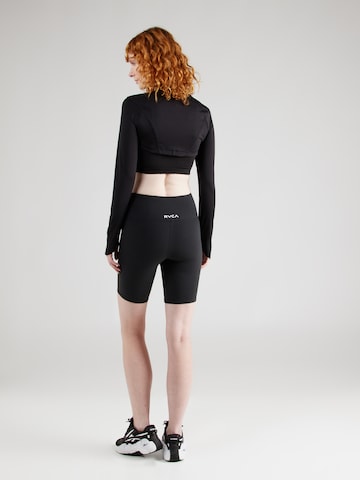 RVCA Skinny Workout Pants 'ESSENTIAL' in Black