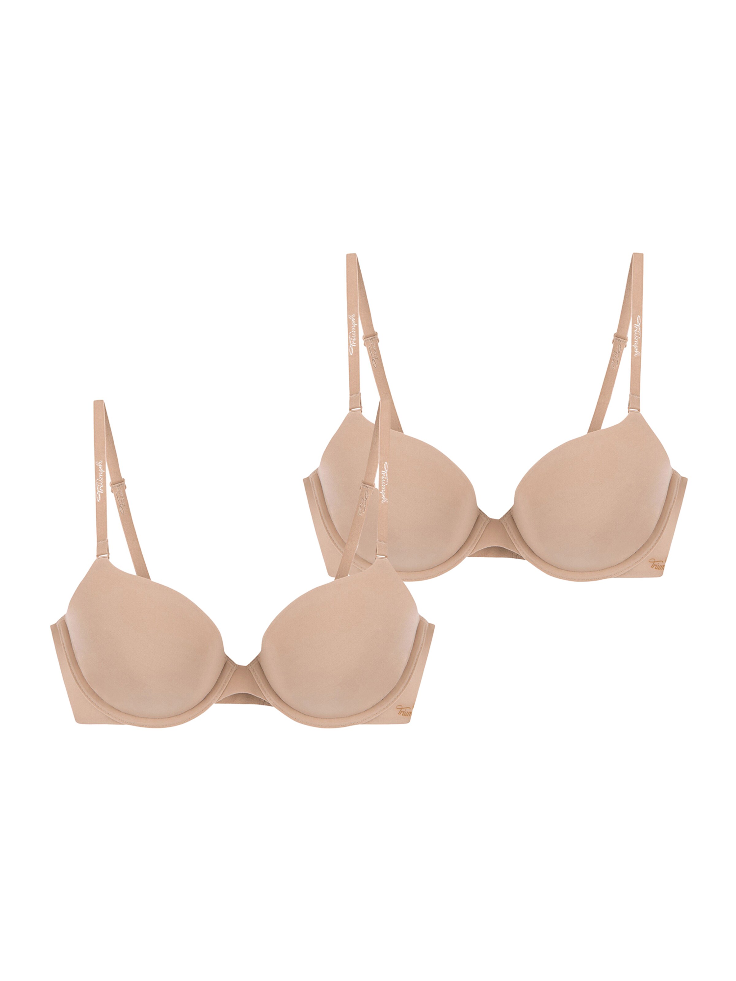 TRIUMPH Triangel Bügel-BH ' Body Make-Up ' in Beige: Vorderseite