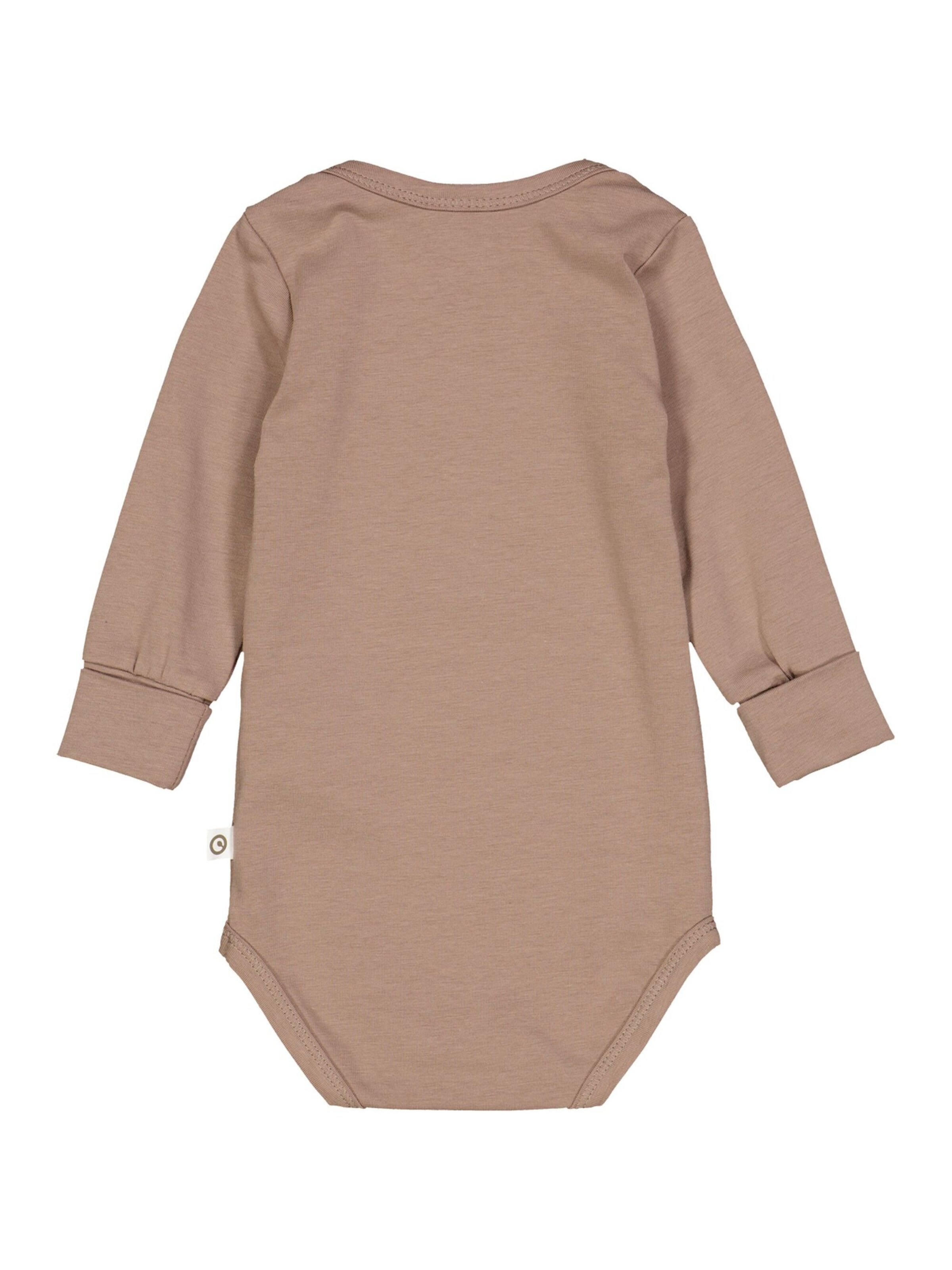 Barboteuse / body Müsli by GREEN COTTON en marron