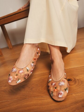 Next Ballerinasko i beige
