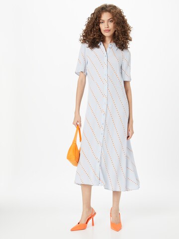 PIECES Shirt Dress 'Janni' in Blue