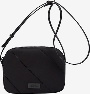 Borsa a tracolla di Pull&Bear in nero: frontale