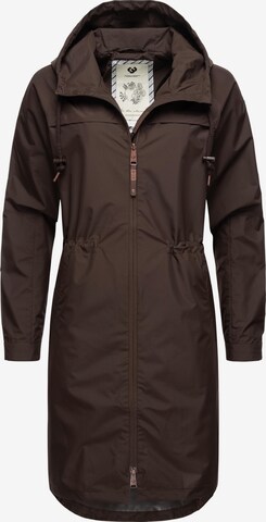 Manteau fonctionnel 'Belinka' Ragwear en marron : devant