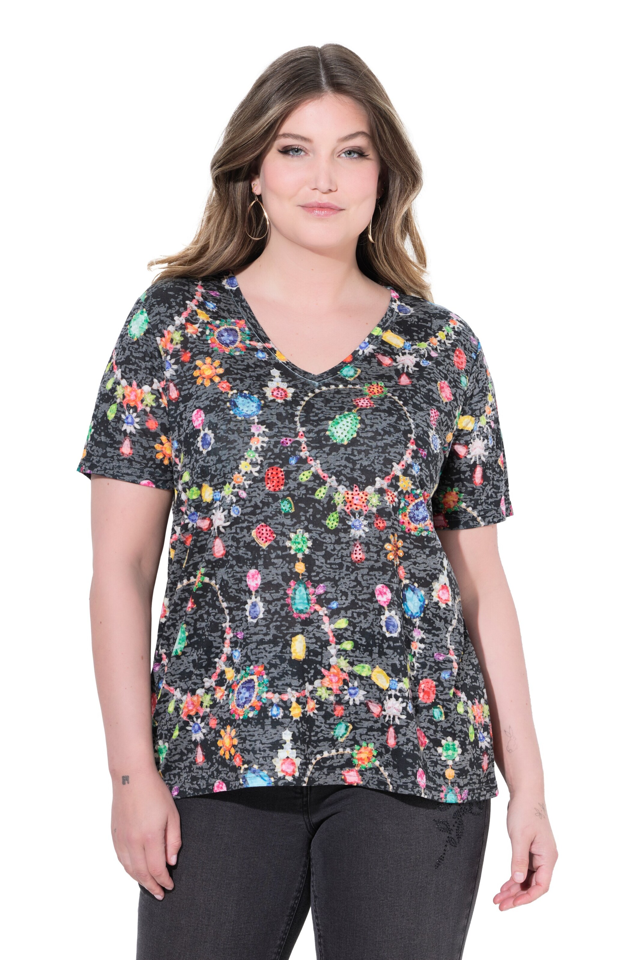 MIAMODA Shirt in Zwart: voorkant