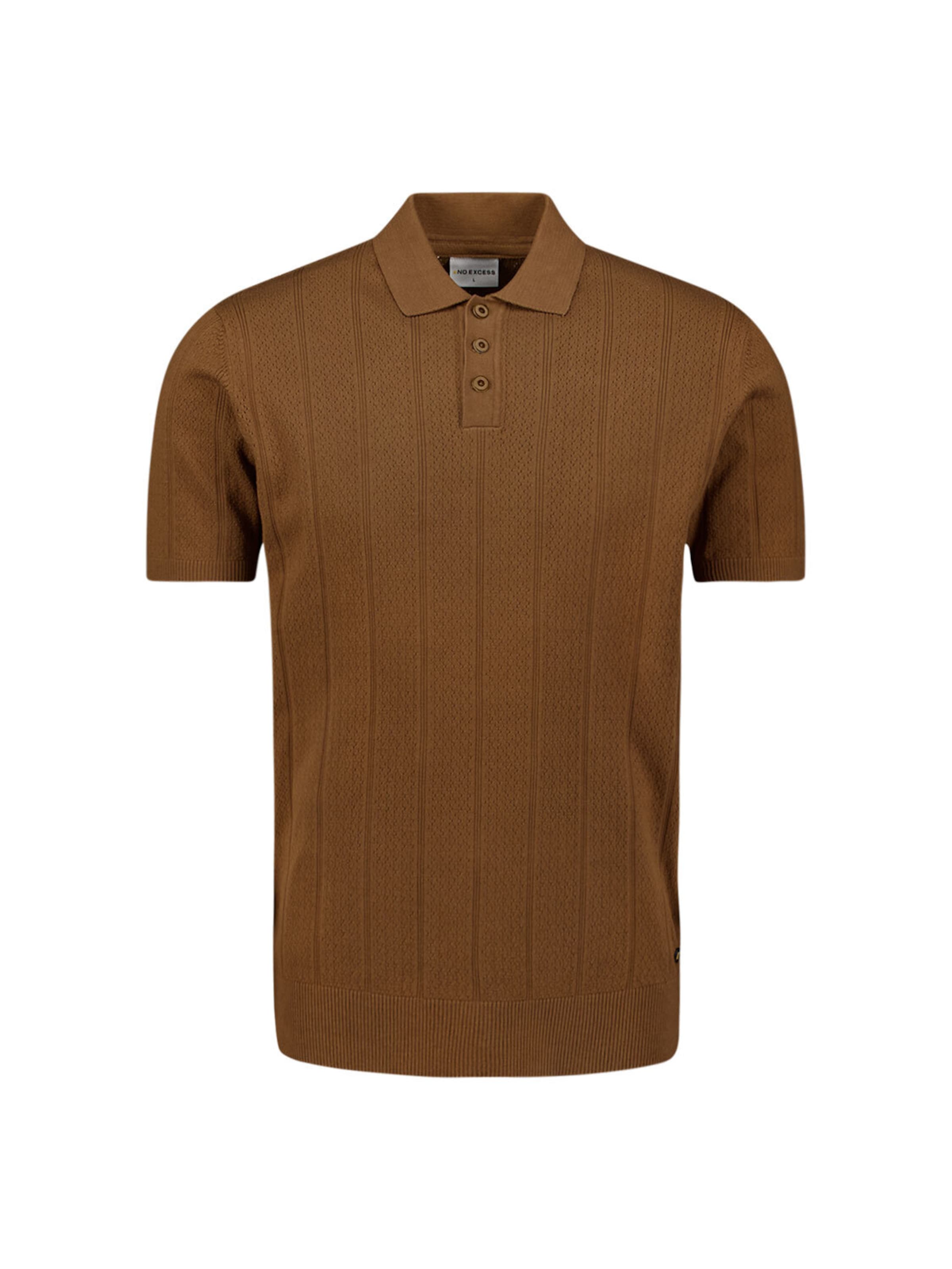 No Excess Shirt in Brown: front