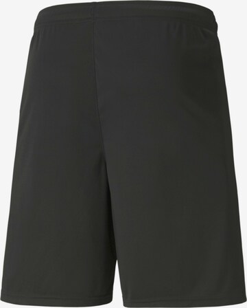 PUMA Regular Workout Pants 'TeamLiga' in Black
