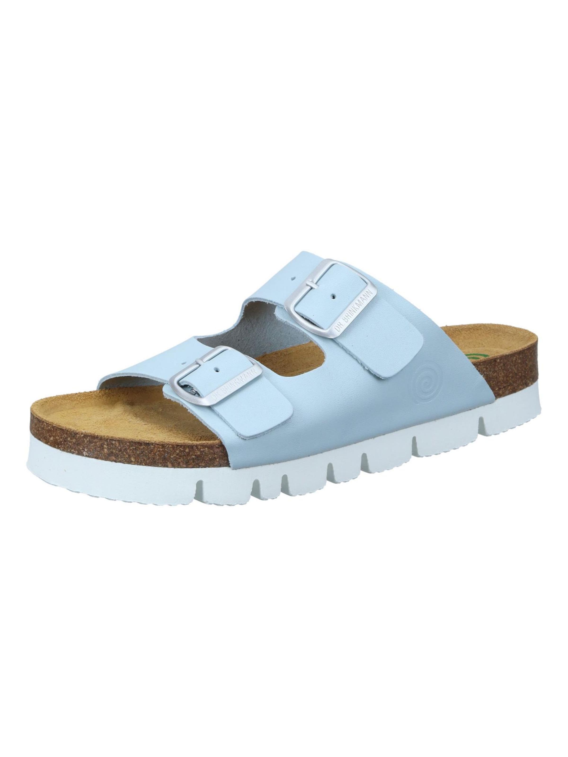 DR. BRINKMANN Mules 'Pantoletten BONILLO' in Blue: front