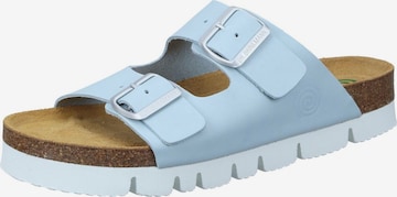 DR. BRINKMANN Pantolette 'Pantoletten BONILLO' in Blau: Vorderseite