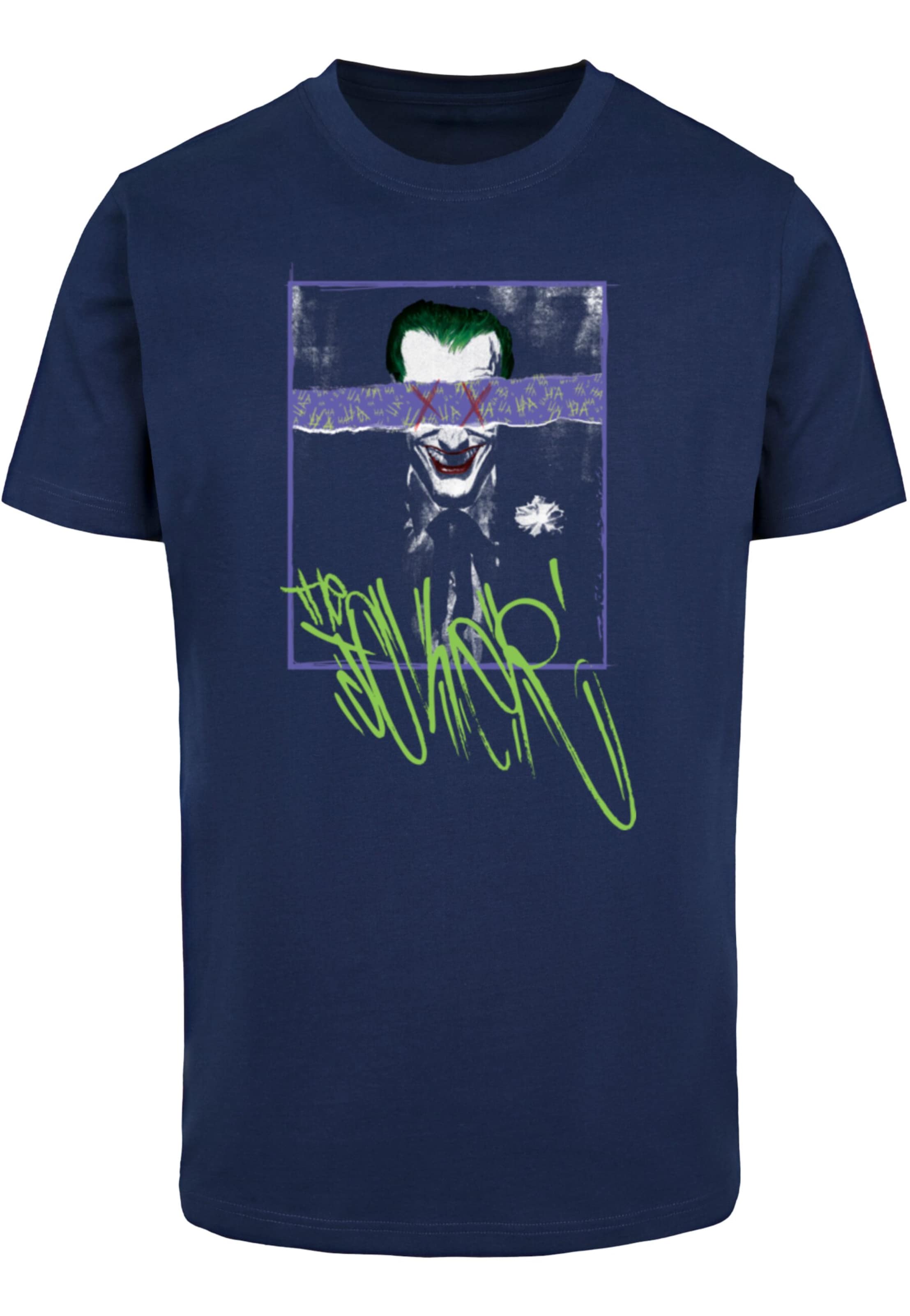 T-Shirt 'Batman - Joker' ABSOLUTE CULT en bleu : devant