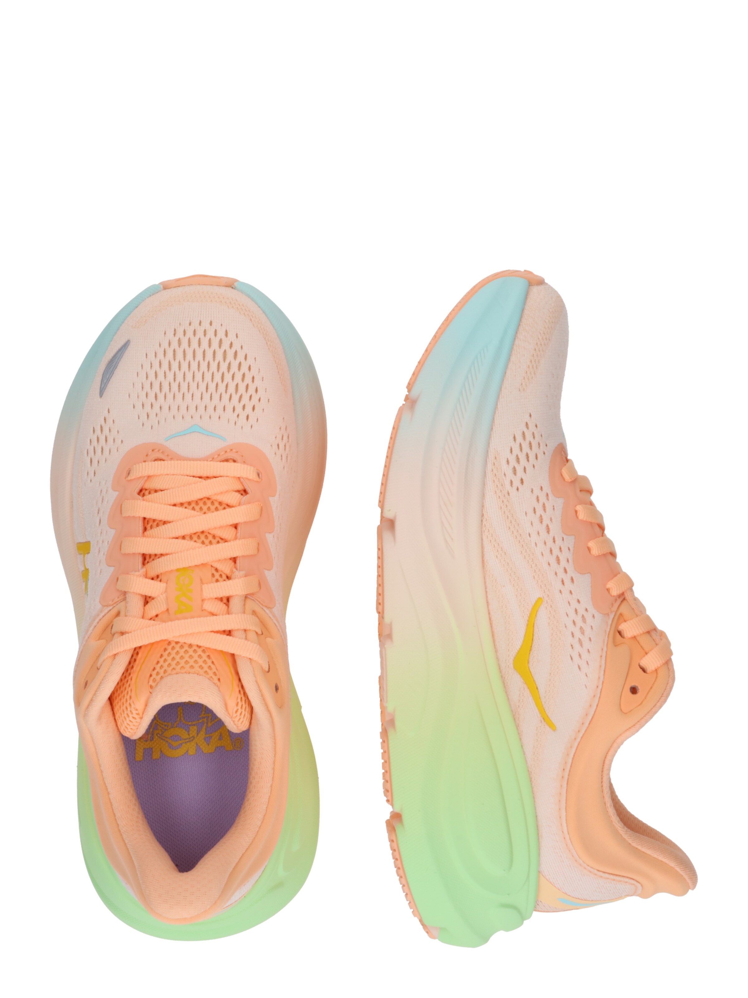 HOKA Tekaški čevelj 'BONDI 9' | oranžna barva