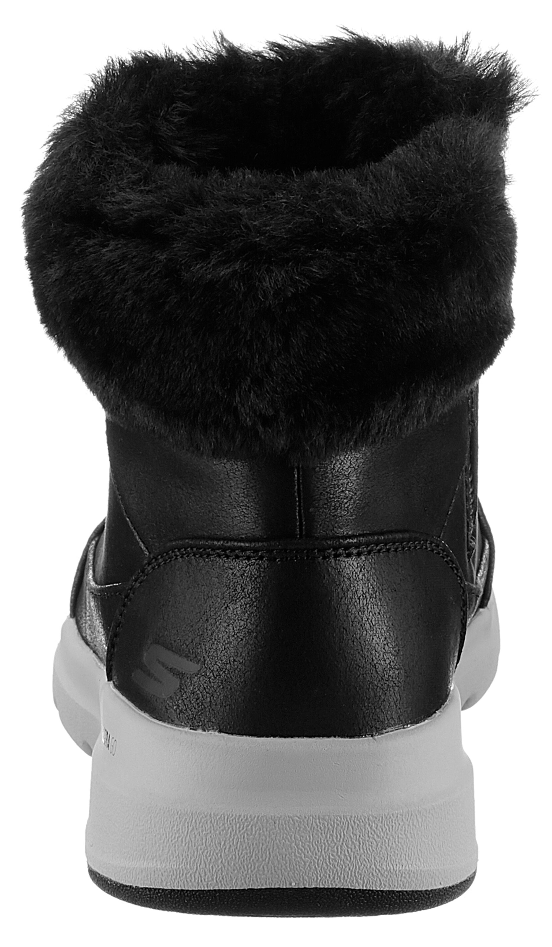 SKECHERS Schnürstiefelette in Schwarz