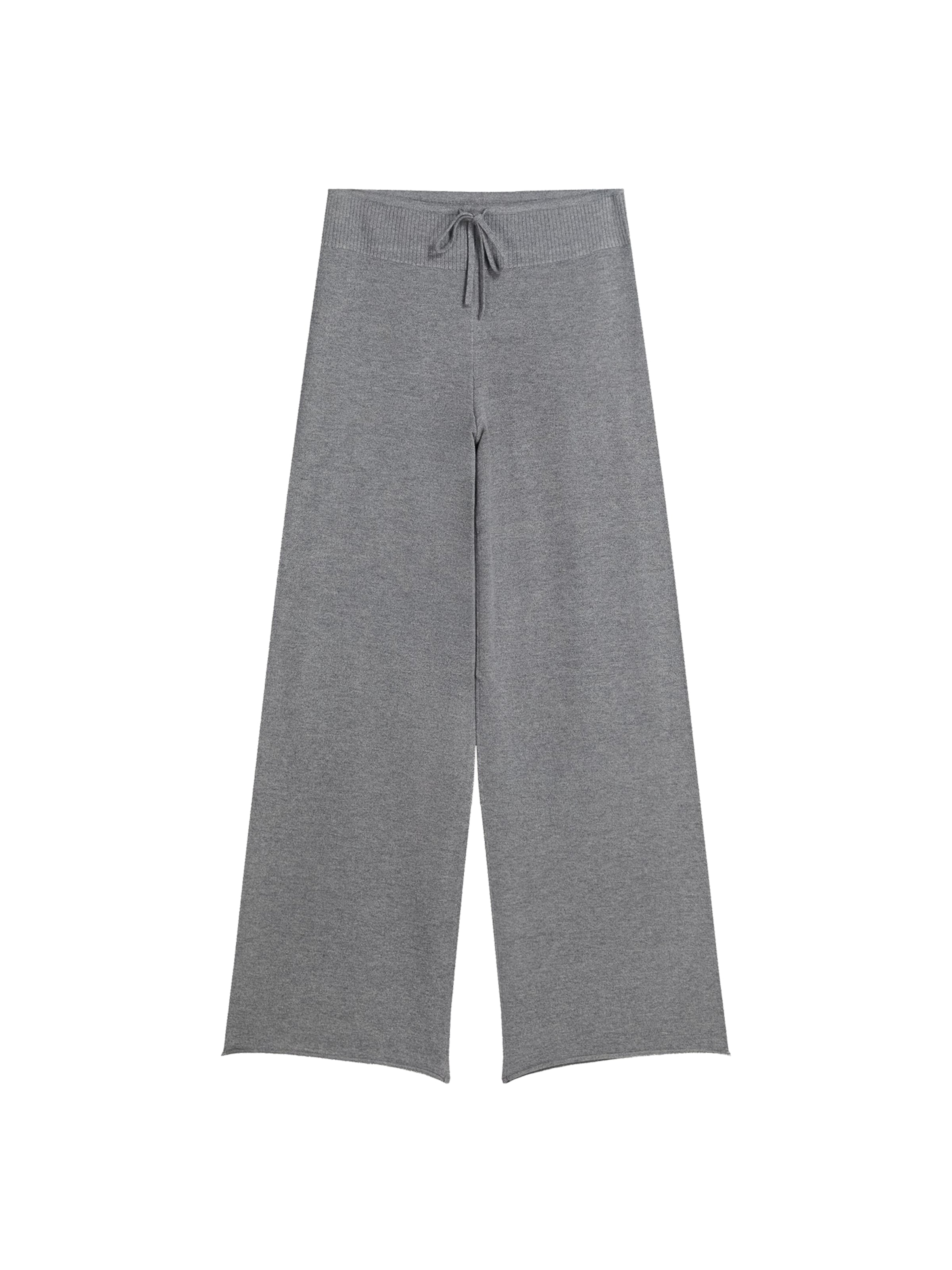 Bershka Bő szár Nadrág - szürke: elől