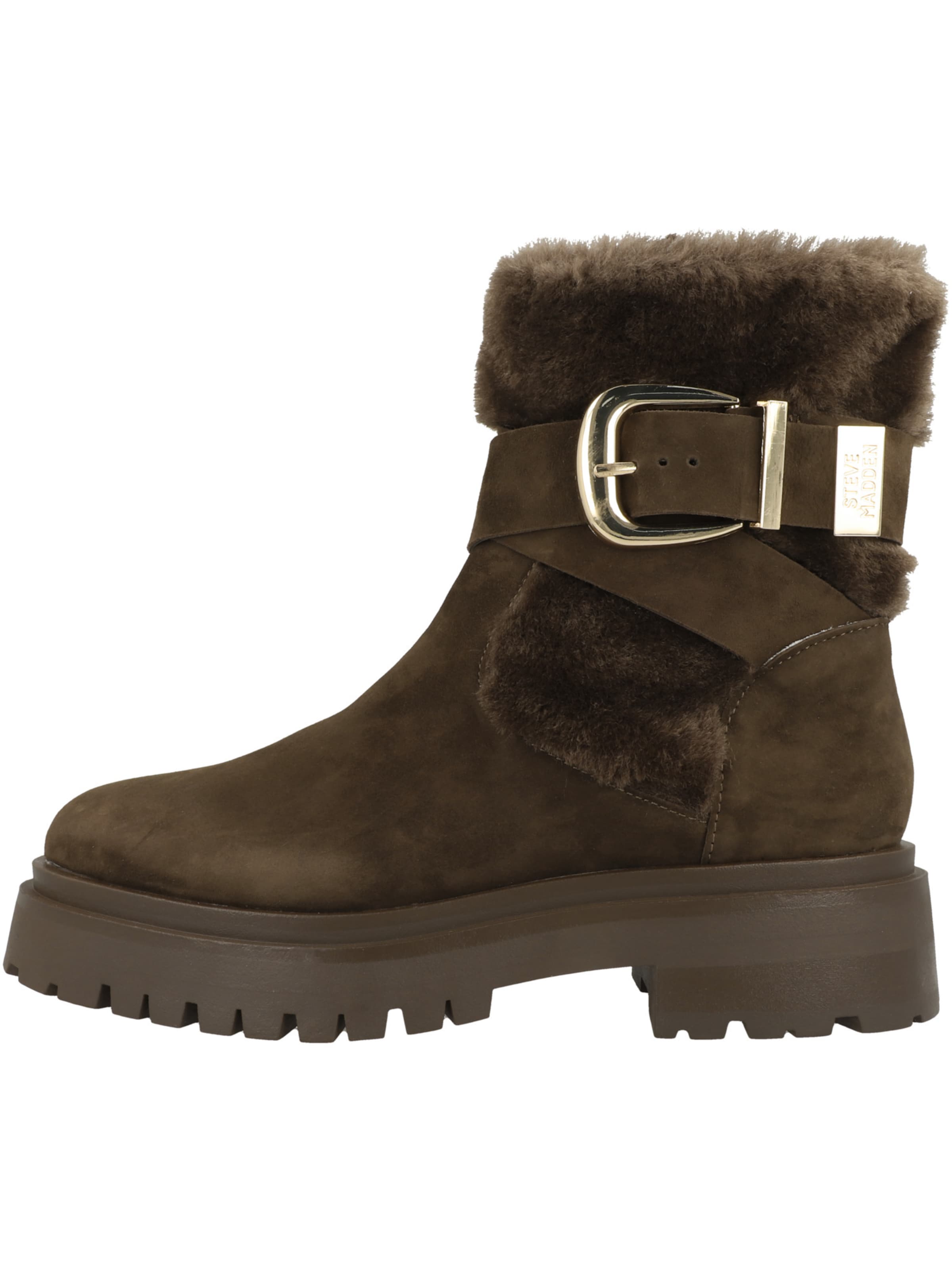 Boots ' Lodge ' STEVE MADDEN en marron : devant
