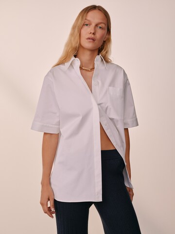 ABOUT YOU x Marie von Behrens Blouse 'Emma' in White: front