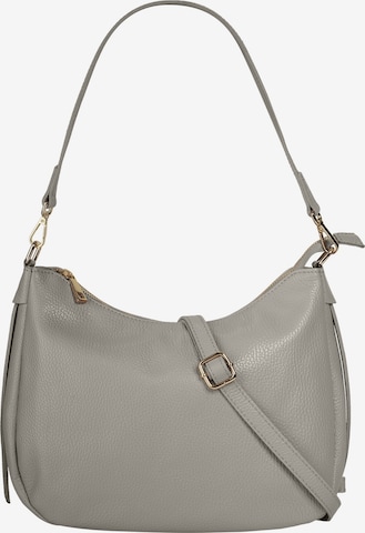 Sac à bandoulière Cluty en gris : devant