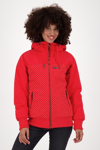 Alife and Kickin Between-season jacket 'MaliaAK B' in Red: front