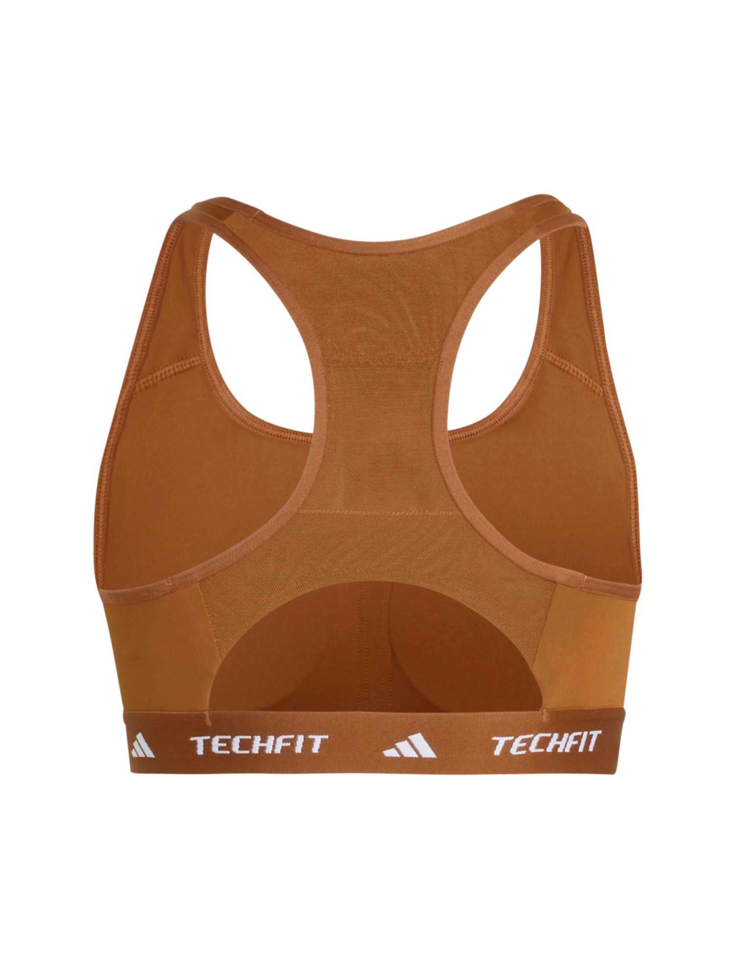 ADIDAS PERFORMANCE Бюстье Спортивный бюстгальтер 'TECHFIT' в Коричневый