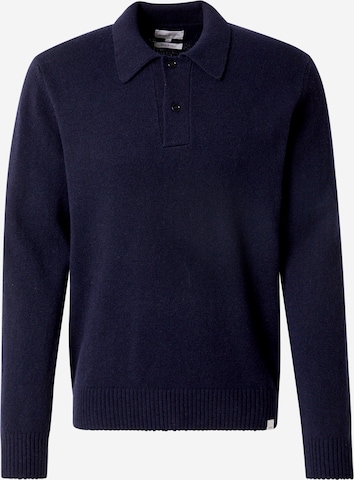 Pull-over NORSE PROJECTS en bleu : devant