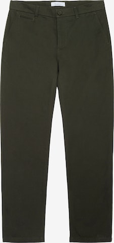 KnowledgeCotton Apparel Regular Chinohose 'CHUCK' in Grün: predná strana