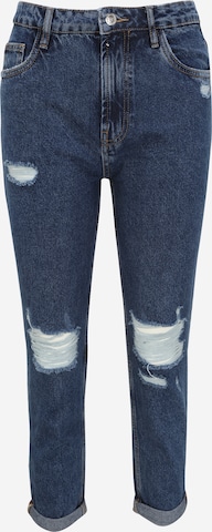 OVS Slim fit Jeans 'MOM BROKEN' in Blue: front