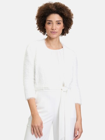 Vera Mont Knit cardigan in White: front