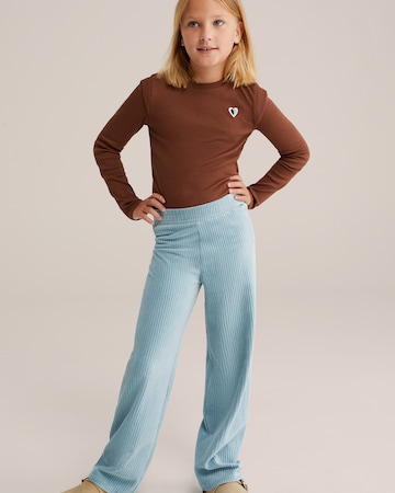 WE Fashion Футболка в Коричневый: спереди