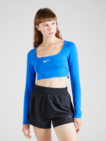 Nike Sportswear Shirt in Blue: front