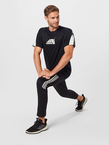 ADIDAS SPORTSWEAR Λειτουργικό μπλουζάκι 'Seaso' σε μαύρο