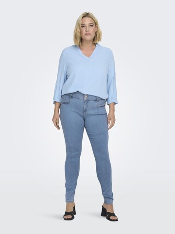 ONLY Carmakoma Skinny Jeans 'Anna' in Blauw