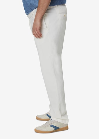 Coupe slim Pantalon chino Marc O'Polo en blanc