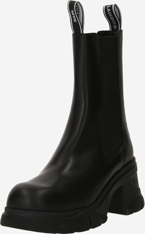 Karl Lagerfeld Chelsea Boots 'BRIDGER' i sort: forside