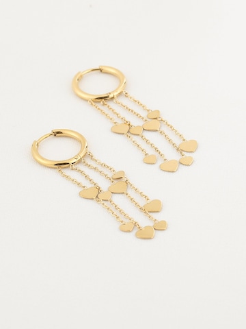 Boucles d'oreilles 'AYU' Cala Rose en or