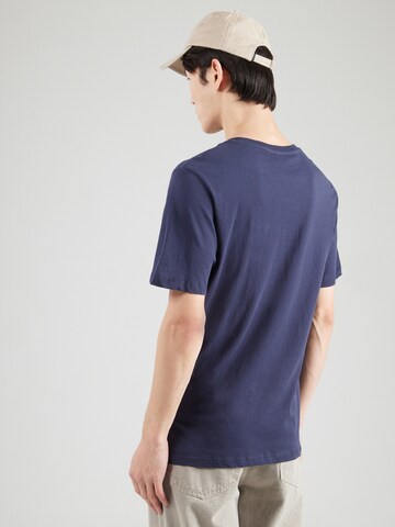JACK & JONES T-Shirt 'JWHVESTERBRO' in Blau