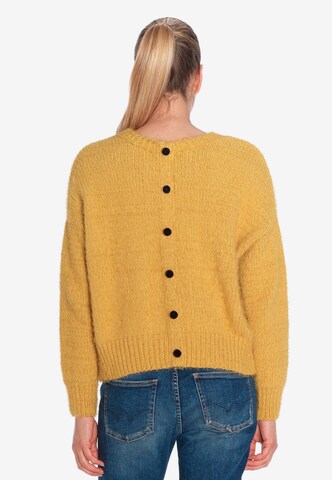 Le Temps Des Cerises Sweater 'Daisy' in Yellow