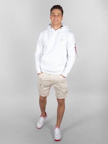 ALPHA INDUSTRIES Sweatshirt in White