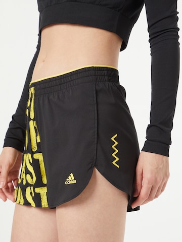 Regular Pantalon de sport 'Run Fast' ADIDAS SPORTSWEAR en noir