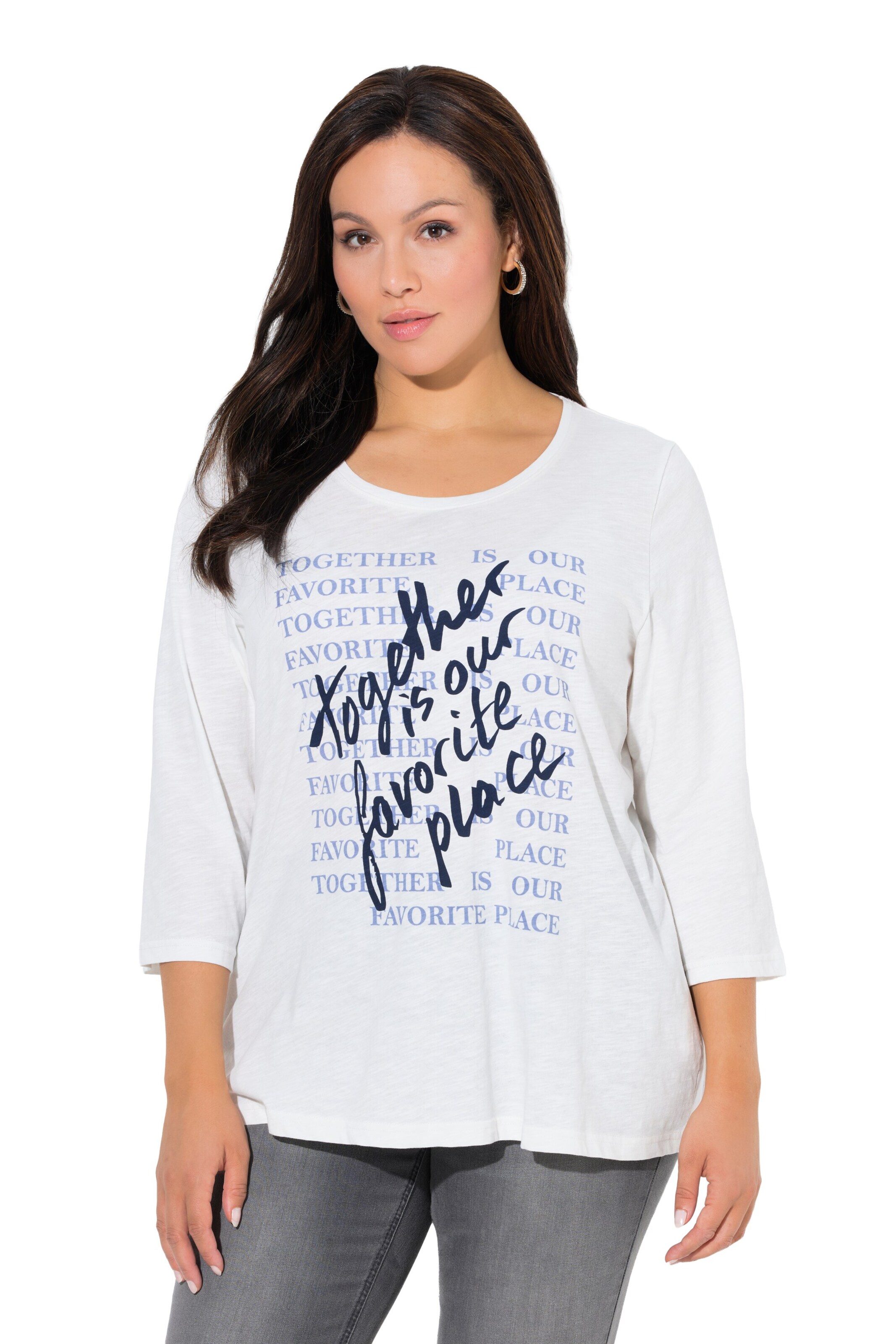 Ulla Popken Shirt in White: front