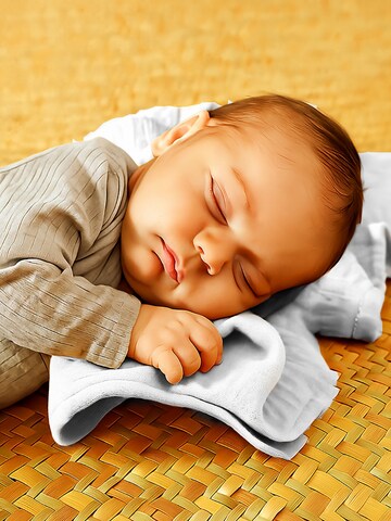 PAPATE Babydyne 'Organic Cotton Swaddles' i hvid